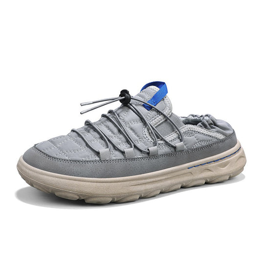 Damen Multifunktionale Slip-On Sneakers mit elastischem Schnürsystem und gepolstertem Fußbett EB