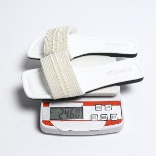Damen Komfortable und elegante Slipper mit flachem Design EB
