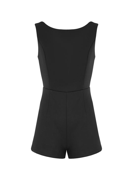 Damen Eleganter Jumpsuit mit figurbetonendem Schnitt und raffinierten Details EB