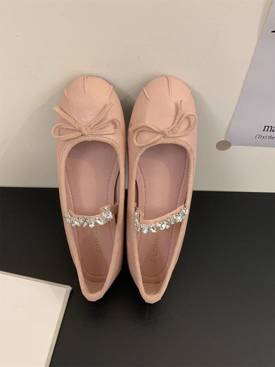 Damen Ballerinas mit elegantem Schleifenakzent und hochwertigem Innenfutter EB