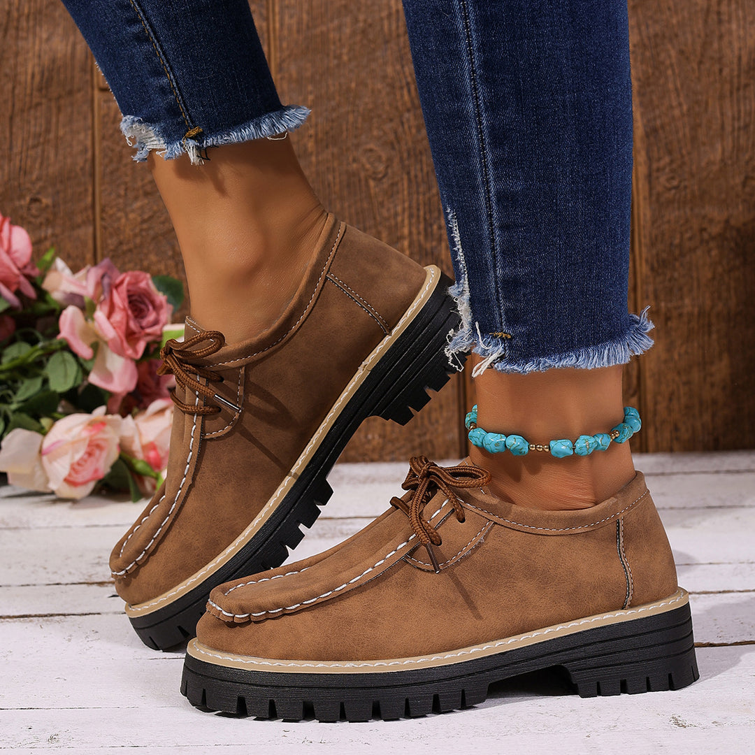 Damen bequeme Clogs mit modischem Schnür-Design EB