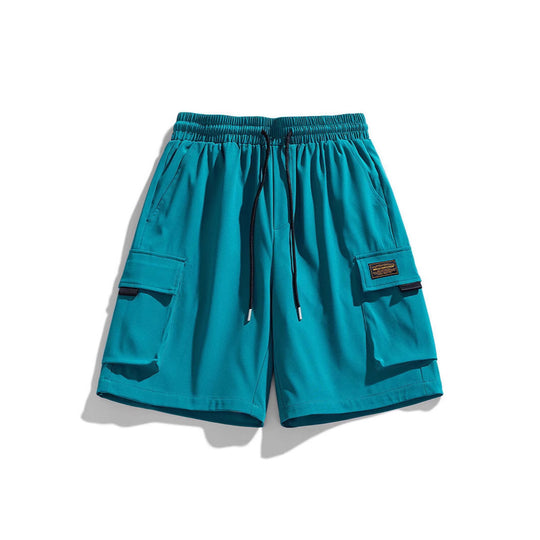 Herren Cargo-Shorts mit elastischem Bund und praktischen Taschen EB