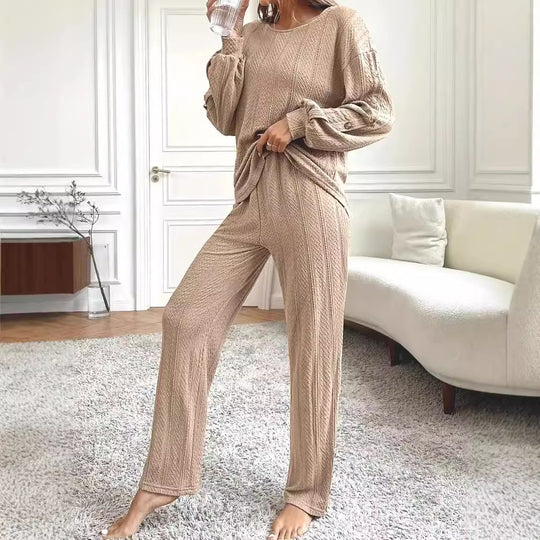 Damen Gemusterter Loungeanzug EB