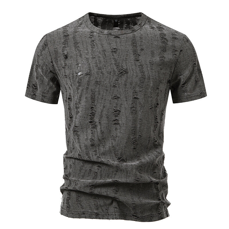 Herren T-Shirt mit strukturiertem Vintage-Design EB