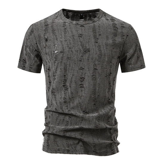 Herren T-Shirt mit strukturiertem Vintage-Design EB
