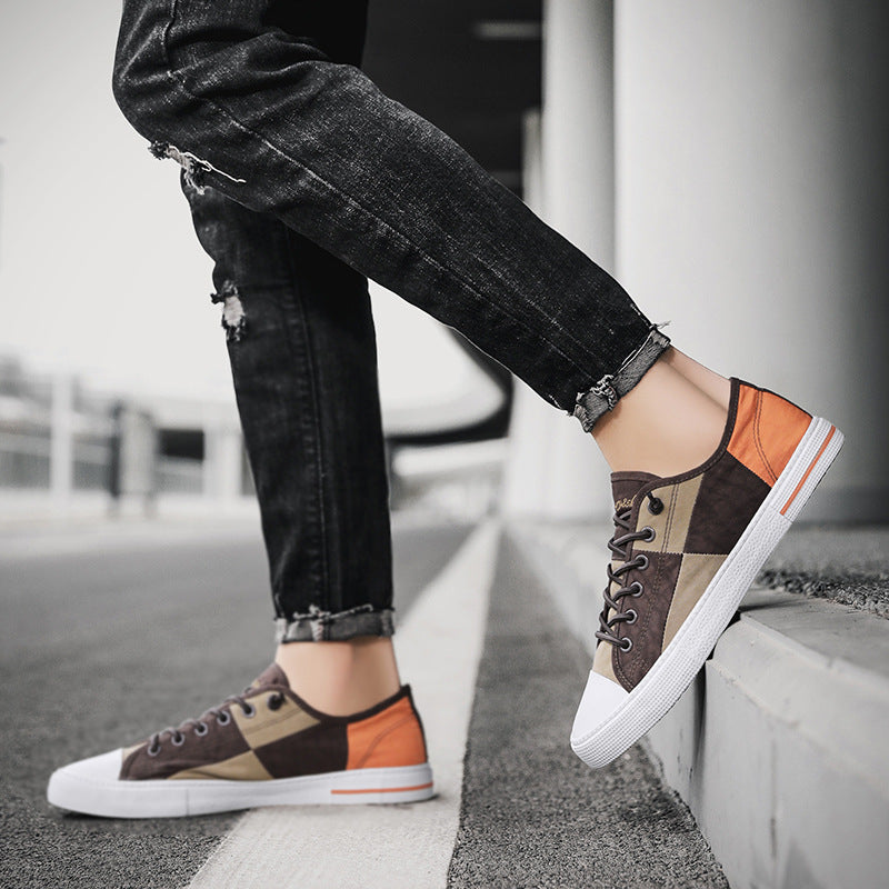 Damen Modische Sneakers mit farbenfrohem Design und atmungsaktiven Eigenschaften EB