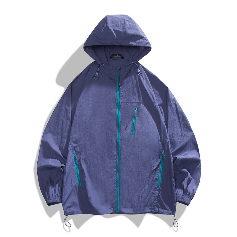 Herren leichtgewichtige Windjacke mit praktischen Taschen und atmungsaktiven Eigenschaften EB
