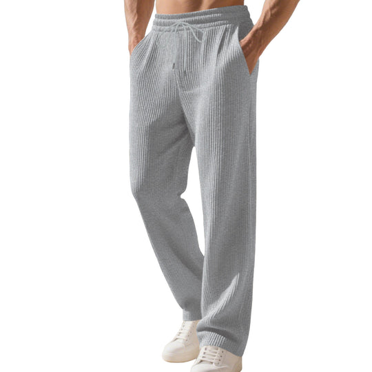 Herren Relaxed-Fit Strick-Jogginghose mit feiner Rippstruktur EB