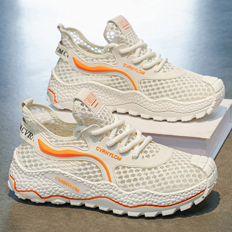 Damen Atmungsaktive Sneaker mit flexiblem Mesh-Obermaterial EB