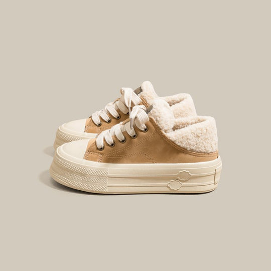 Damen Winterliche Sneaker mit kuscheligem Futter und rutschfester Sohle EB