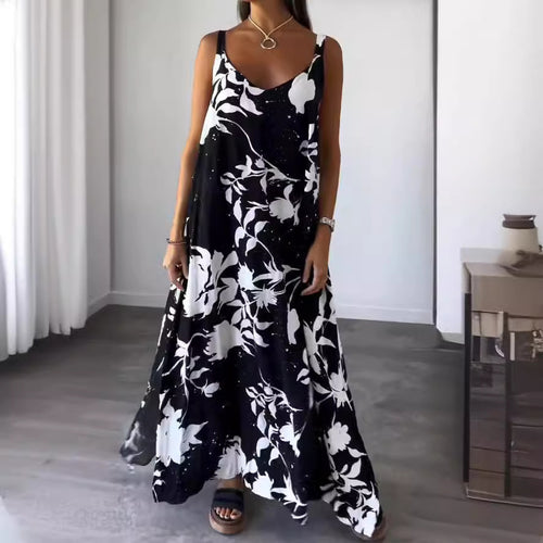 Damen Maxi-Kleid mit floralem Print EB