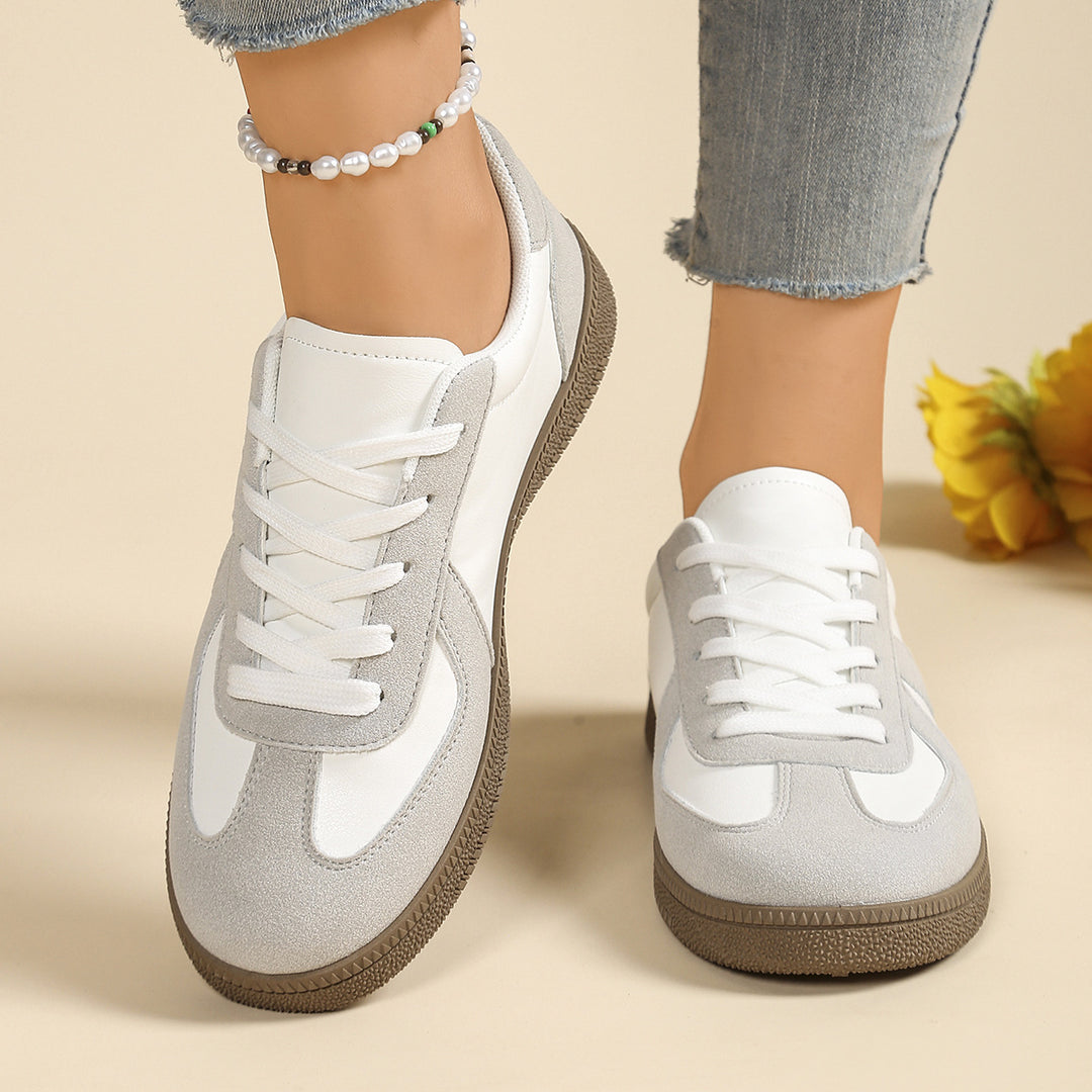 Damen Freizeitsneaker mit sportlichem Design und rutschfester Sohle EB