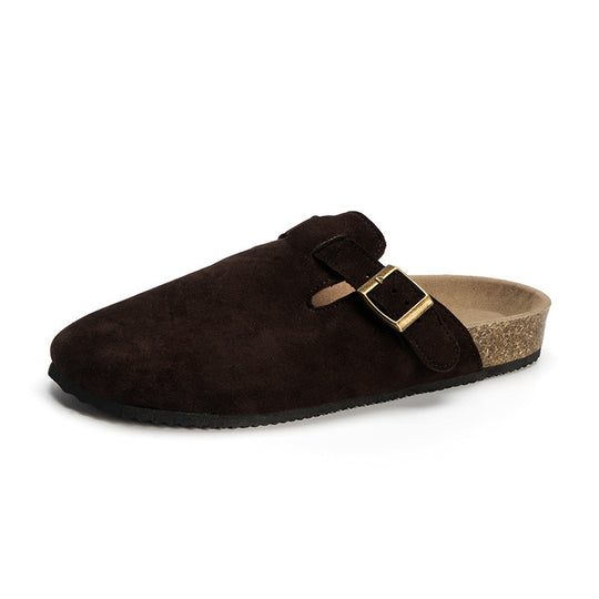 Damen Komfortable Clogs mit Schickem Riemen EB