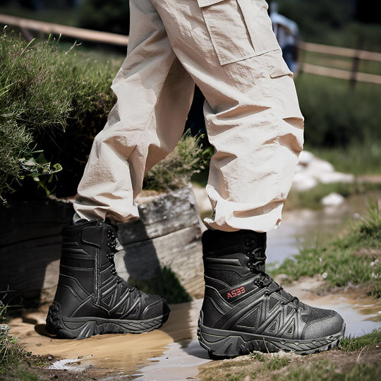 Herren Tactical Stiefel mit robustem Design und hoher Knöchelunterstützung EB