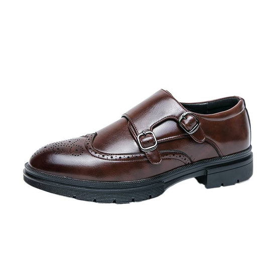 Damen Elegante Doppel-Monk-Schuhe aus hochwertigem Leder EB
