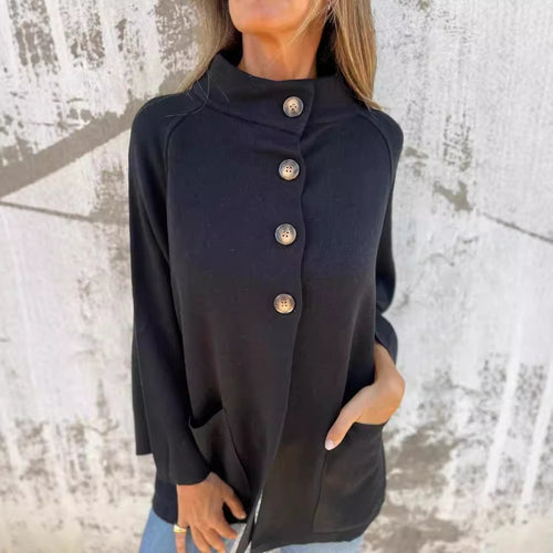 Damen Lässiger Oversized Cardigan EB