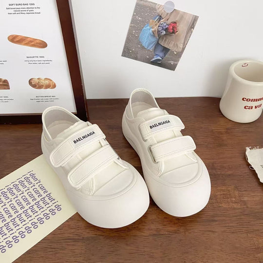 Damen Slip-On Sneakers mit verstellbaren Klettverschlüssen und dämpfender Sohle EB