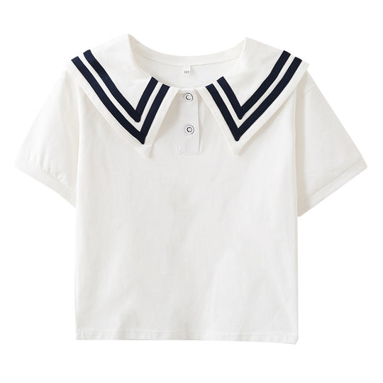 Damen Polo Shirt mit maritimem Kragen EB