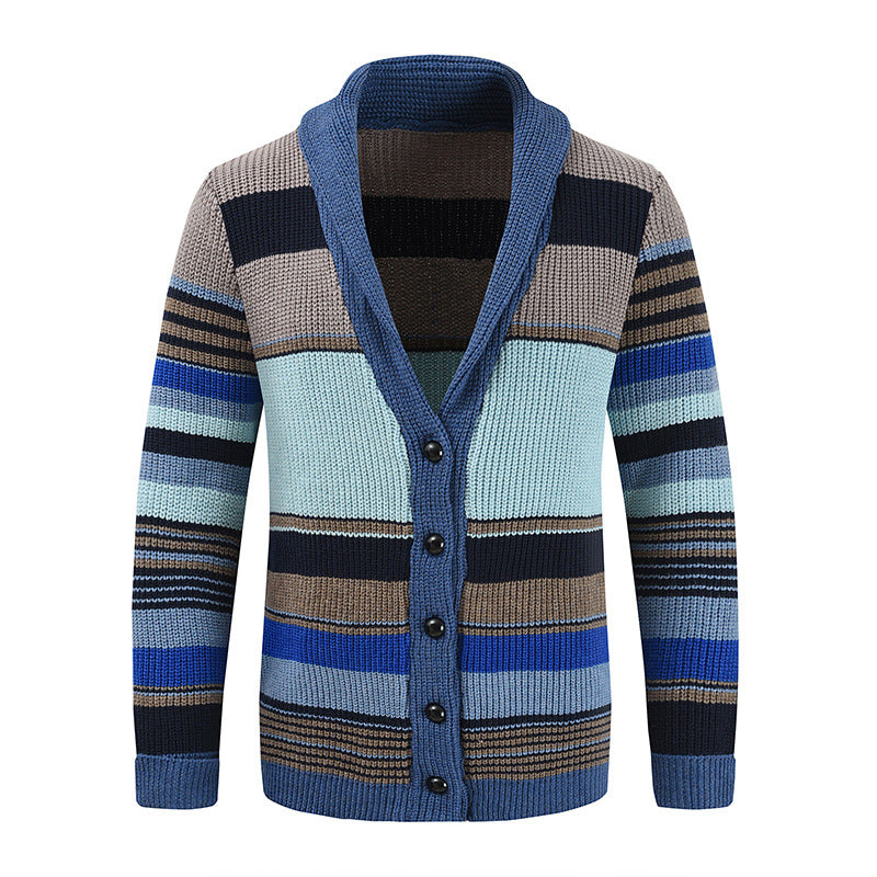 Damen Strickjacke mit buntem Muster EB