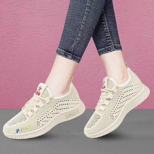 Damen Atmungsaktive Freizeit Sneakers mit flexibler Sohle EB