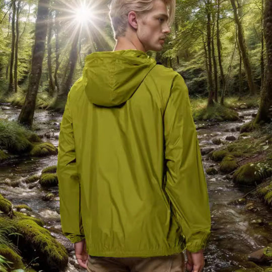 Herren winddichte Outdoor-Jacke EB