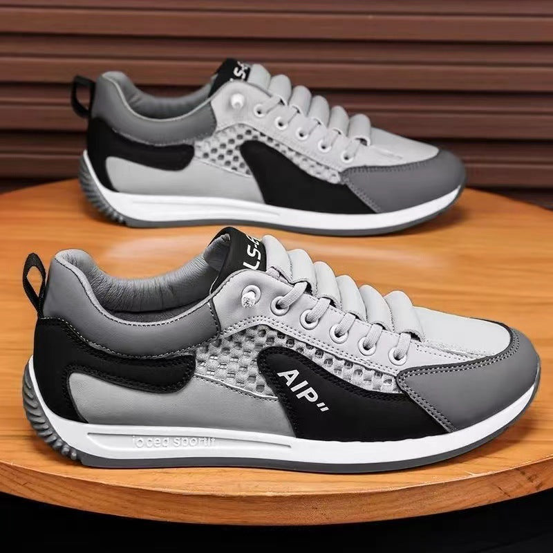 Damen Sportliche Sneakers mit atmungsaktiver Netzstruktur und gepolsterter Innensohle EB