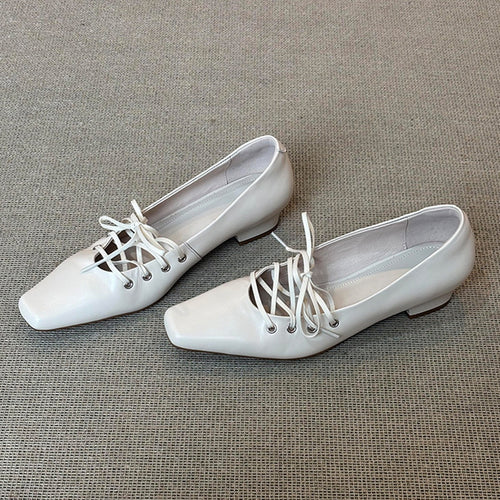Damen elegante Slipper mit modischem Schnürdesign EB
