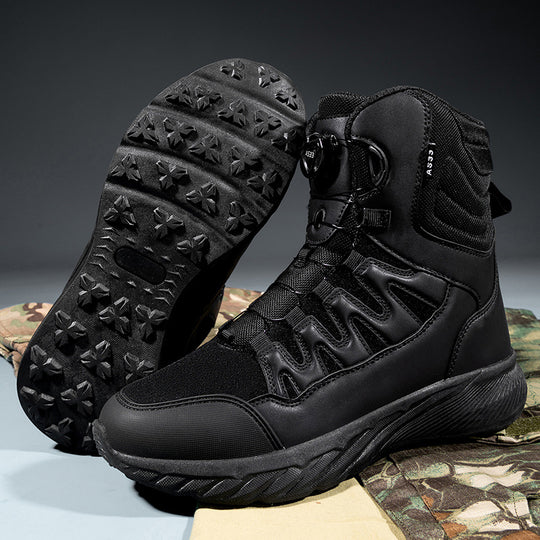 Herren hochgeschnittene Outdoor-Schuhe mit innovativem Schnellschnürsystem EB
