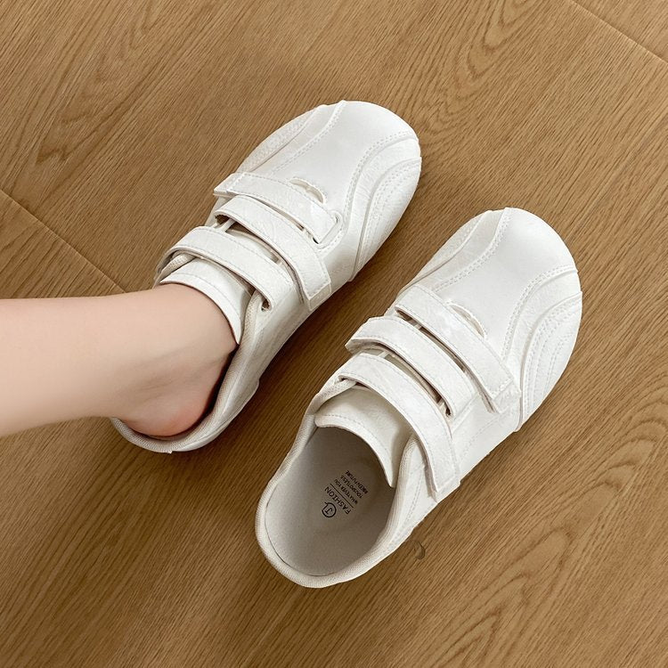 Damen modische Clogs mit verstellbarem Klettverschluss und ergonomischer Sohle EB