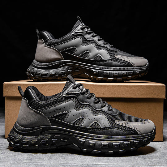 Herren Sportliche Trail-Laufschuhe mit stoßdämpfender Sohle und rutschfester Gummiunterlage EB