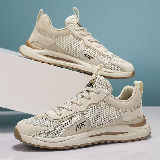 Damen Atmungsaktive Komfort Sneakers mit dämpfender Sohle und flexiblem Design EB