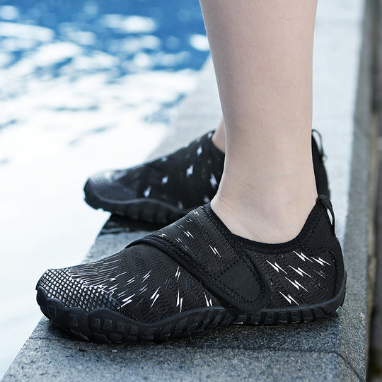 Damen Atmungsaktive Wassersportschuhe mit flexiblem Klettverschluss EB