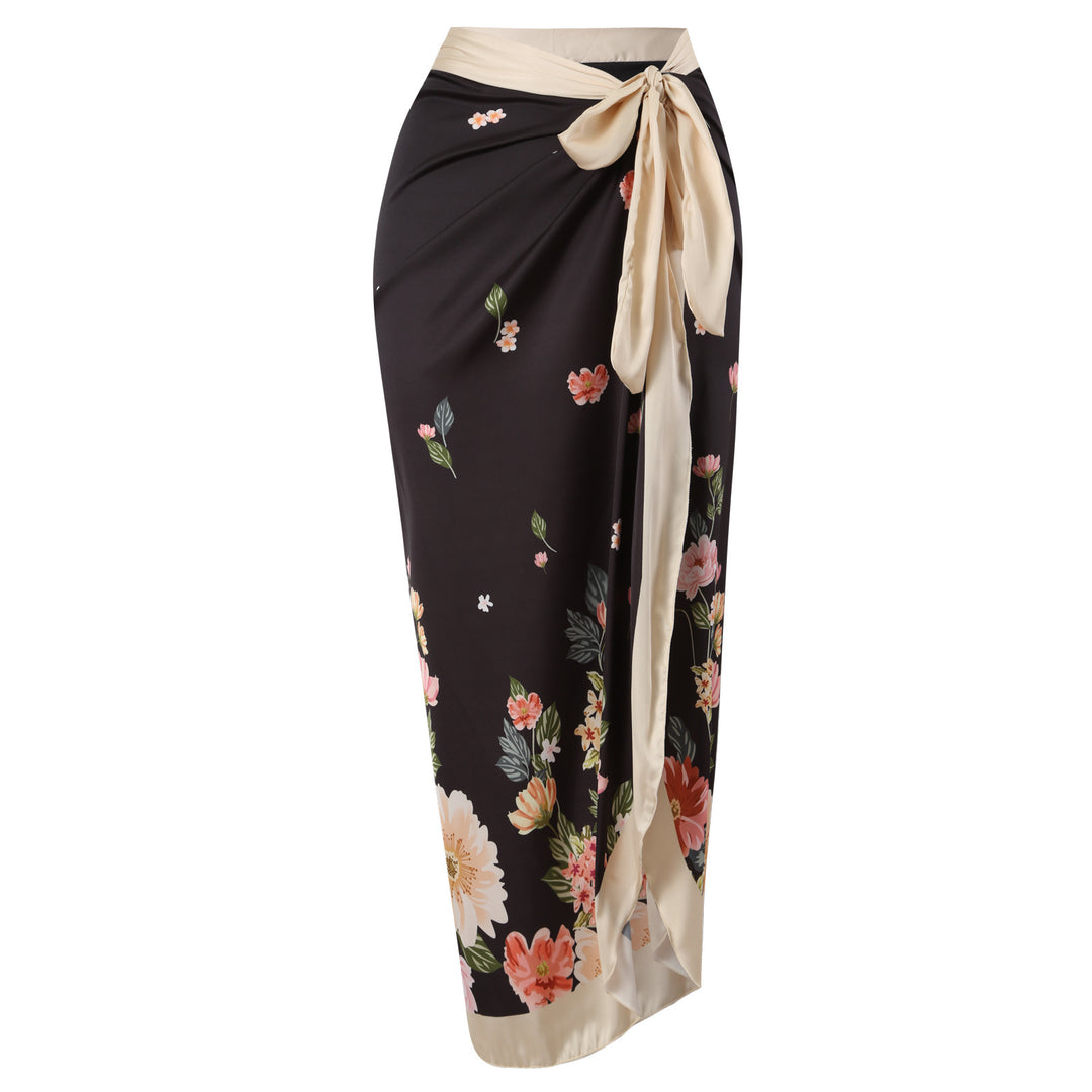 Damen Eleganter Schwimmanzug mit floralem Design EB