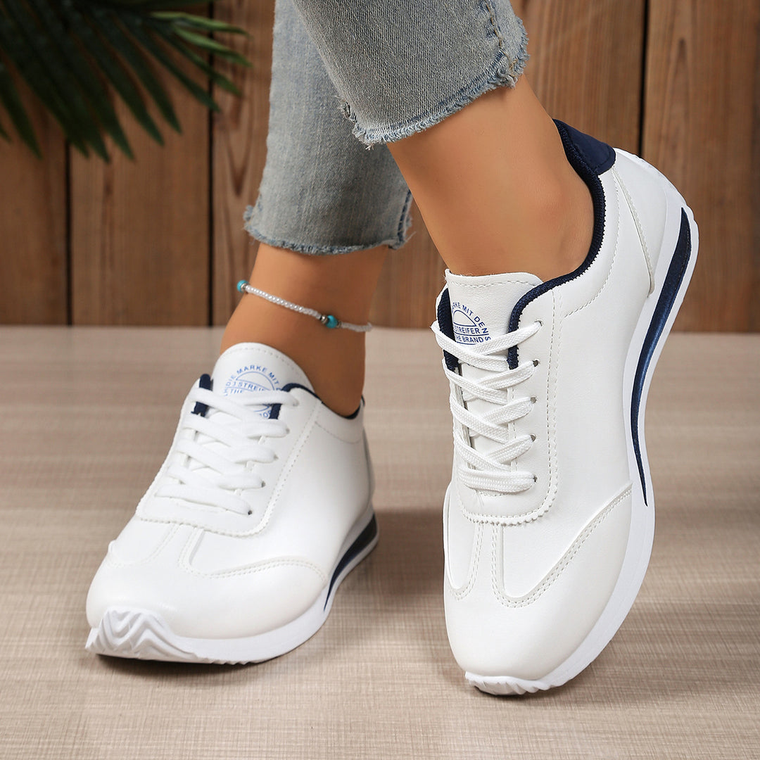 Damen Sportliche Lifestyle Sneakers mit hochwertigem Obermaterial und komfortablem Fußbett EB