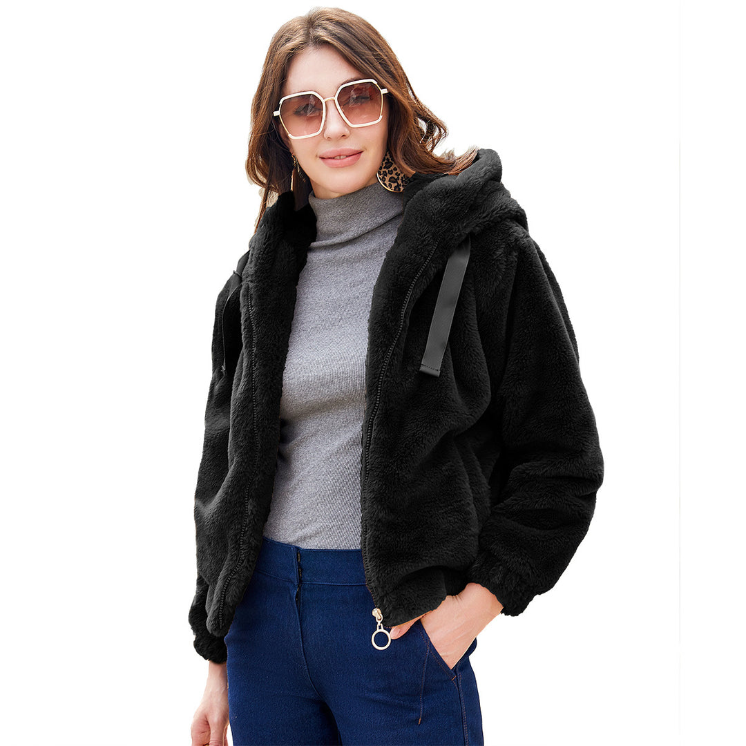 Damen Kuscheljacke mit hochabschließendem Kragen EB