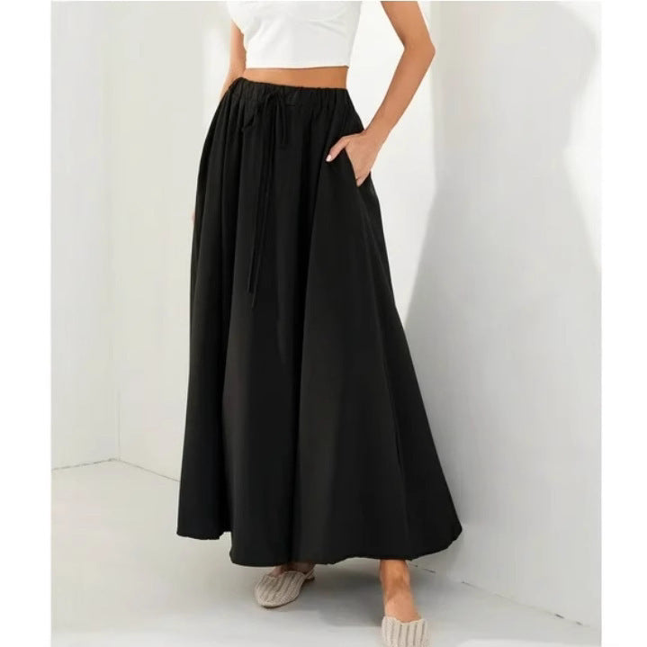 Damen Maxi-Rock im floralen Design mit elastischem Bund EB