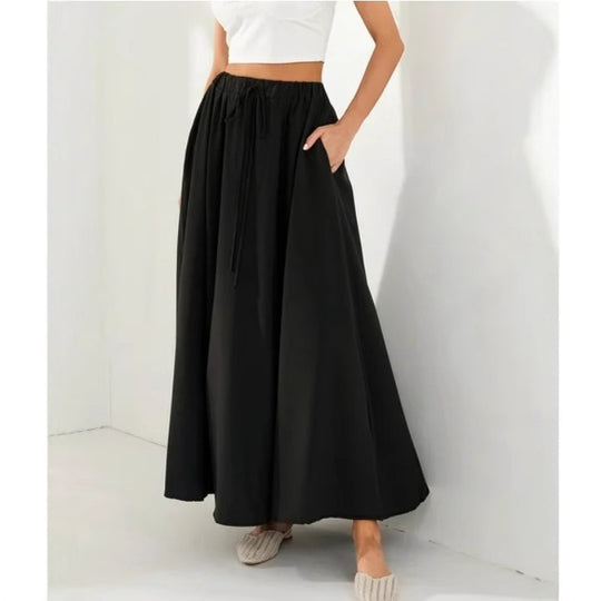 Damen Maxi-Rock im floralen Design mit elastischem Bund EB