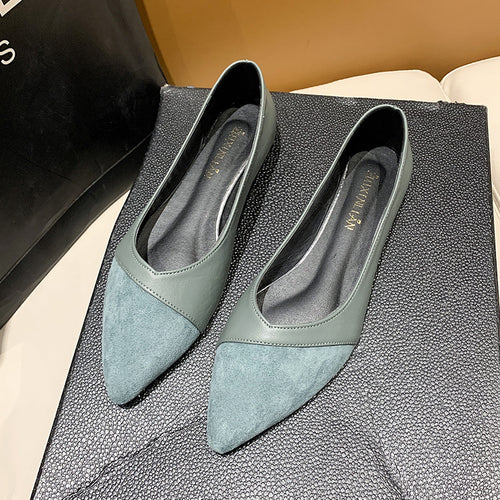 Damen nan spitze Schlupfhalbschuhe im Materialmix mit ergonomischem Komfortfußbett und flexibler Profillaufsohle EB