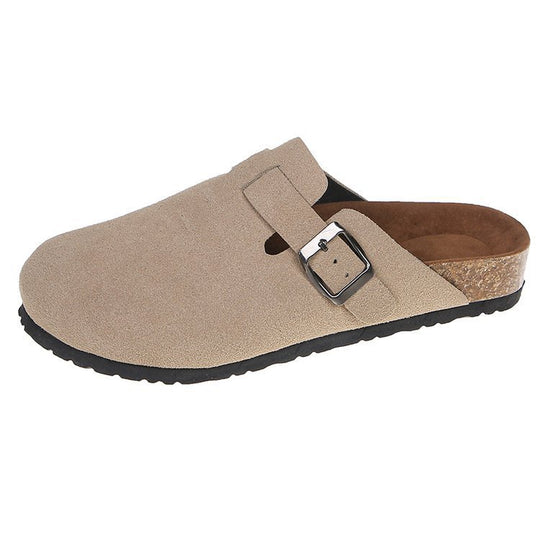 Damen Bequeme Clogs mit verstellbarem Riemen und anatomischem Fußbett EB