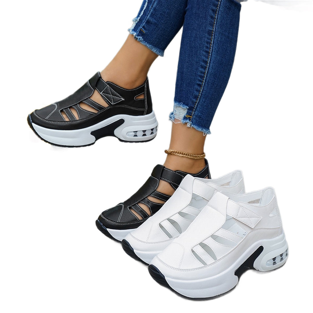 Damen Komfortable Sport-Sneaker mit atmungsaktiver Oberkonstruktion EB
