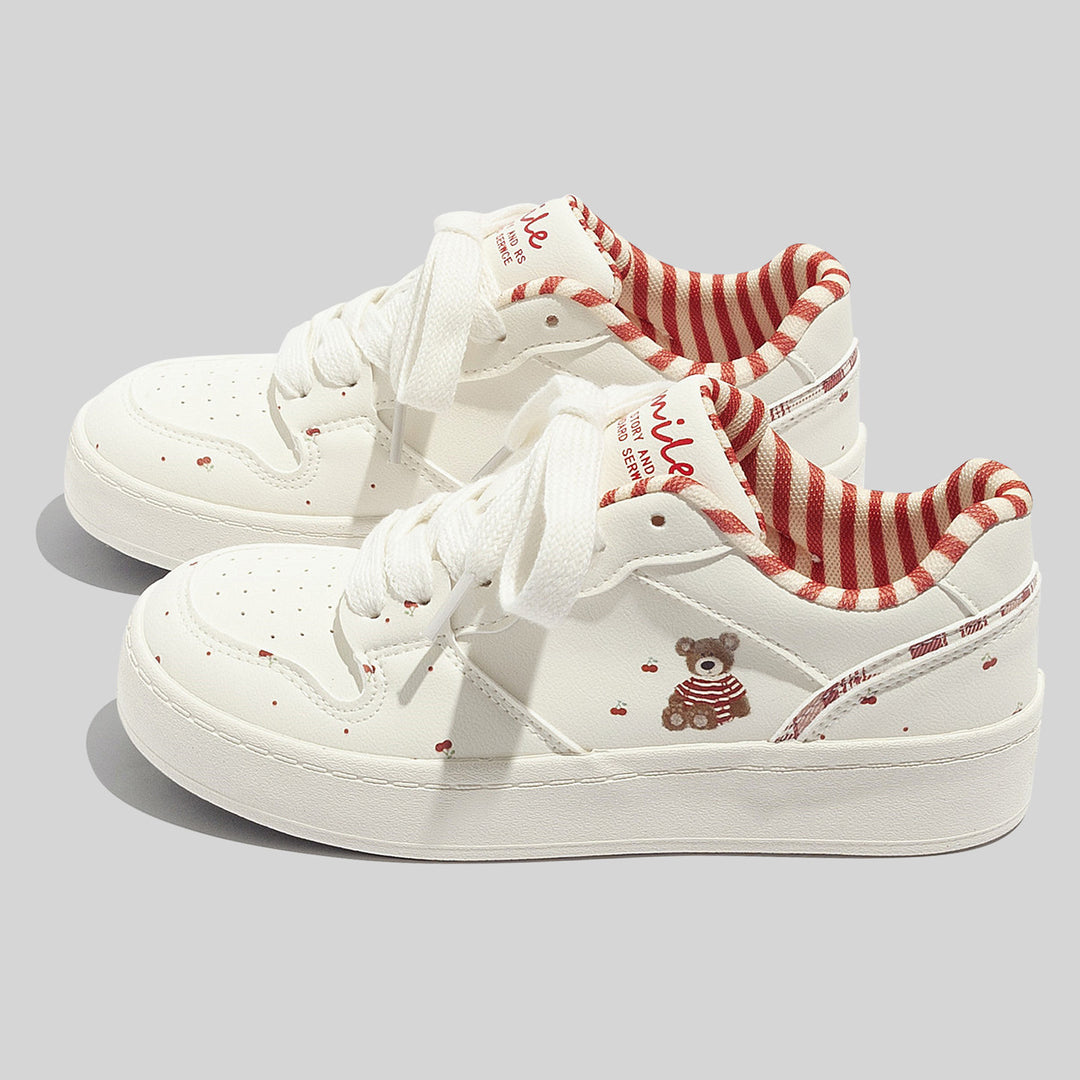 Damen Sneakers mit tierischem Motiv und atmungsaktiver Oberfläche EB