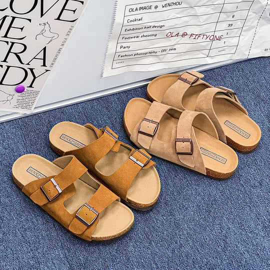 Damen bequeme Fußbett Sandalen EB