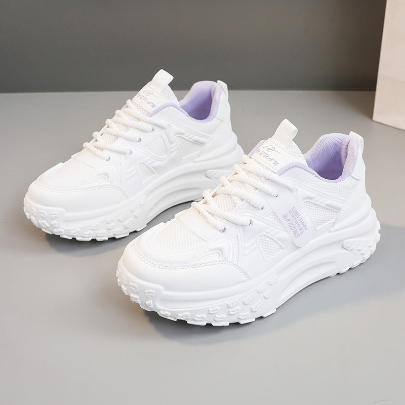 Damen Sportliche Chunky Sneakers mit atmungsaktiver Mesh-Oberfläche und dämpfendem Profil EB