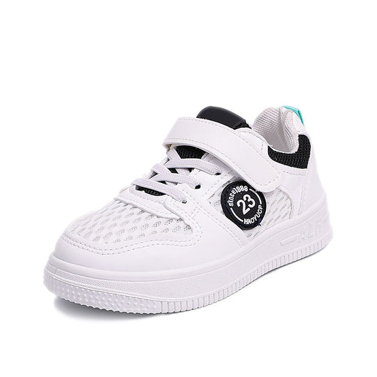 Damen Sportliche Sneakers mit innovativer Mesh-Oberfläche und Klettverschluss EB
