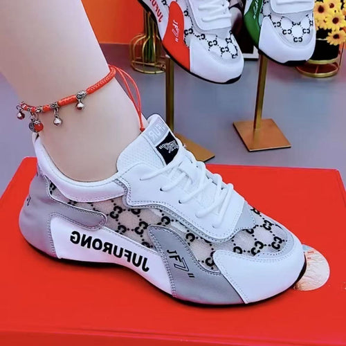 Damen Atmungsaktive Sportschuhe mit extraleichtem Mesh und rutschfester Sohle EB