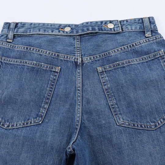 Damen Tapered Jeans mit elastischem Bündchen und bequemer Passform EB