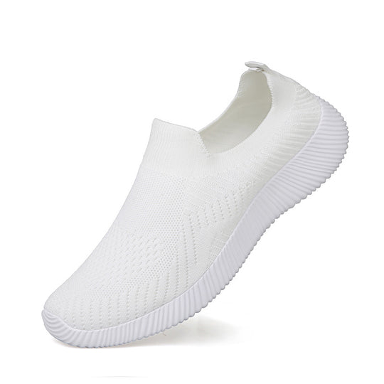 Unisex nan ultraleichter Schlupfschuh aus Feinstrick mit anatomischem Komfortfußbett und gerippter Flexlaufsohle EB