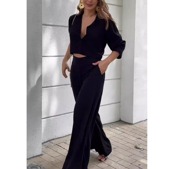 Damen lässiges Zweiteiliges Set EB