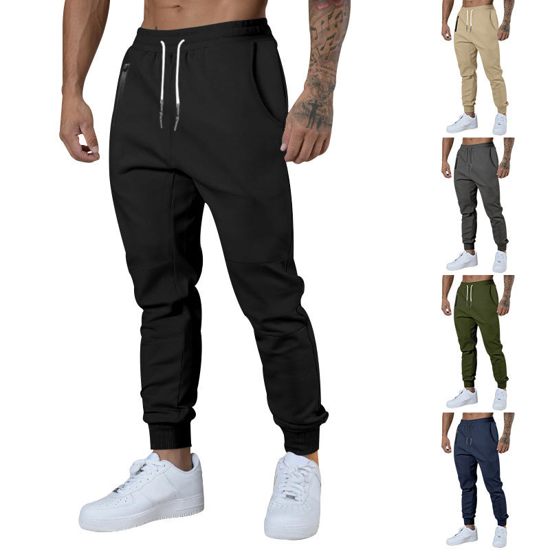 Herren Sportliche Jogginghose mit Kordelzug und praktischen Taschen EB