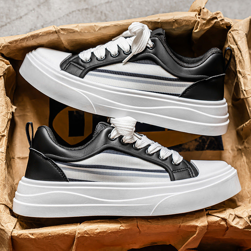 Damen Modische Sneakers mit komfortabler Plattform und atmungsaktiver Obermaterialkombination EB
